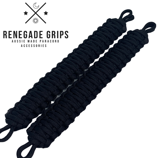 Black Beauty Paracord Grips