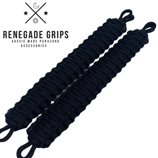 Black Beauty Paracord 4WD Grab Handles
