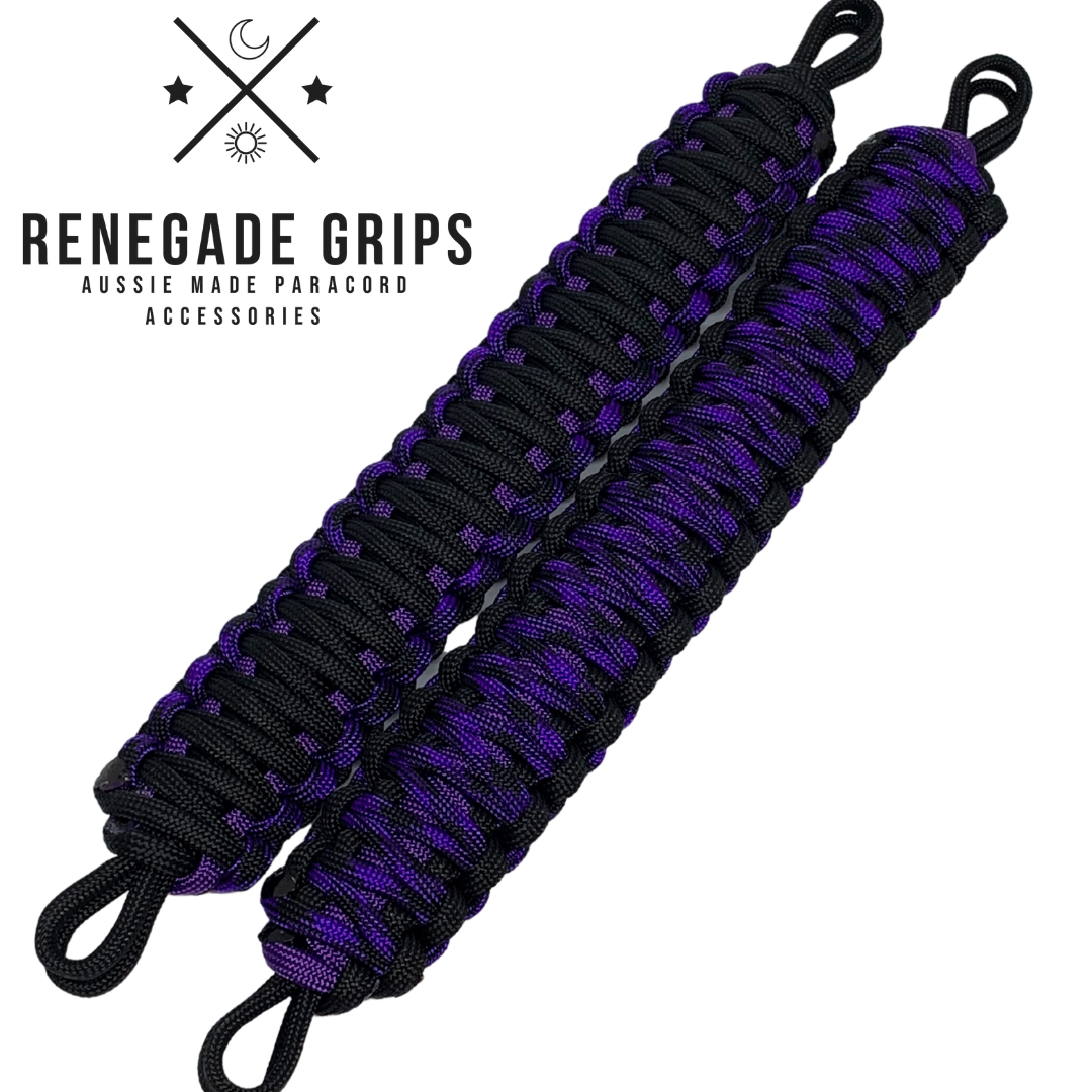 Blackberry Paracord 4WD Grab Handles