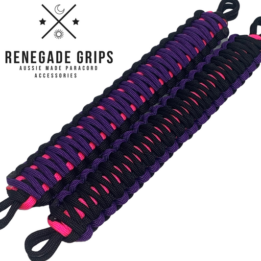 Cyber Punk Paracord 4WD Grab Handles