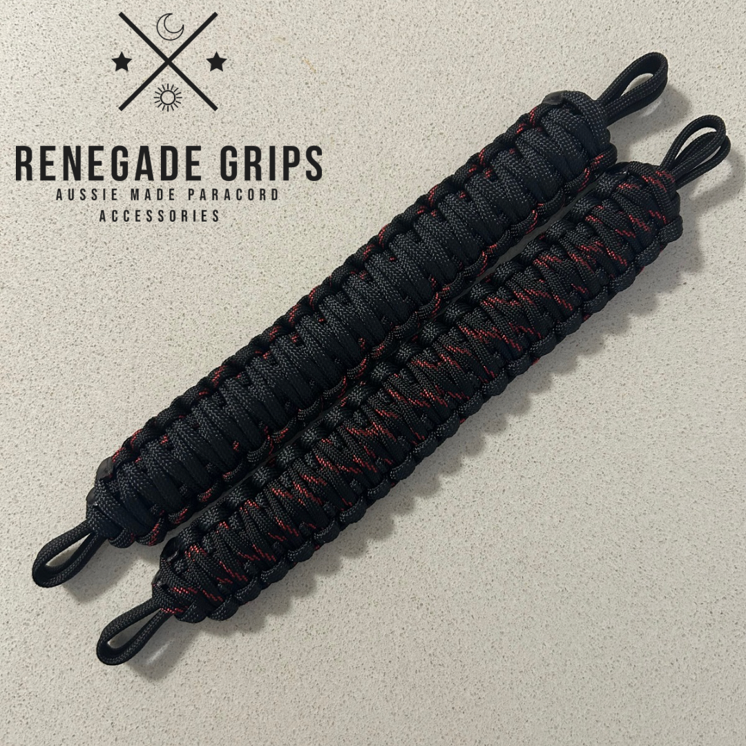 Thin Red Line Grab Handles