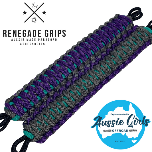 Official Aussie Girls Offroad Paracord 4WD Grab Handles