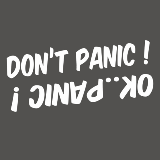 Don't Panic Sticker