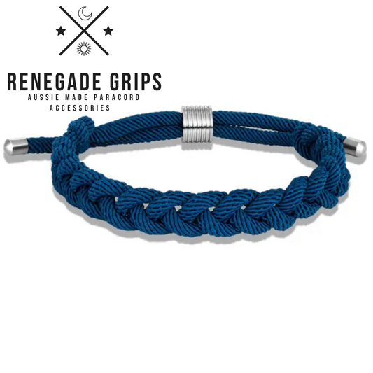 Blue Adjustable Wave Bracelet