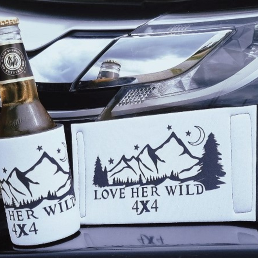Official LOVE HER WILD 4X4 Stubby Cooler