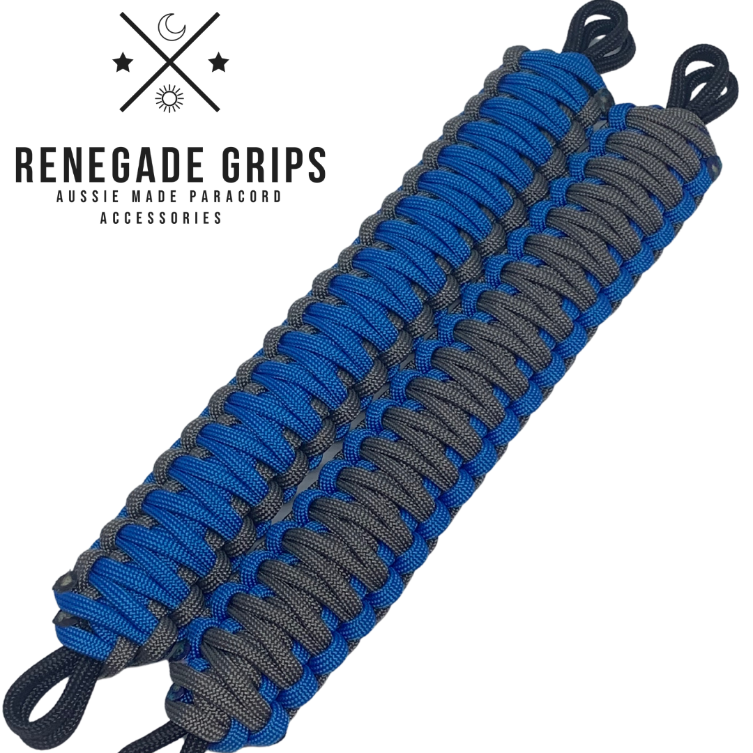 Calm Graphite Paracord Grips