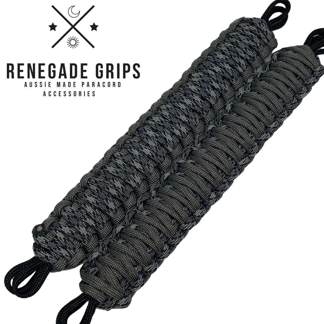 Carbon Fibre Paracord Grips