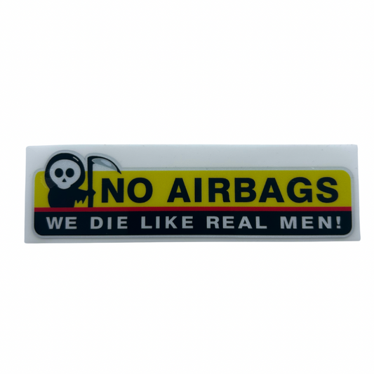 No Airbags Sticker