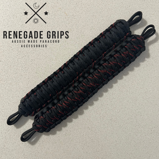 Thin Red Line Grab Handles