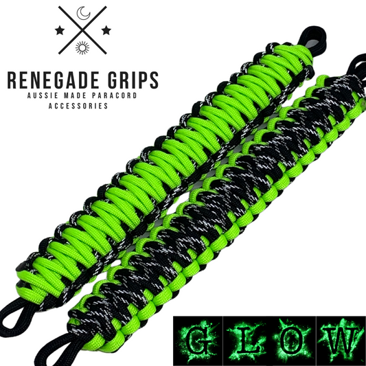 Neon Glow Paracord Grips