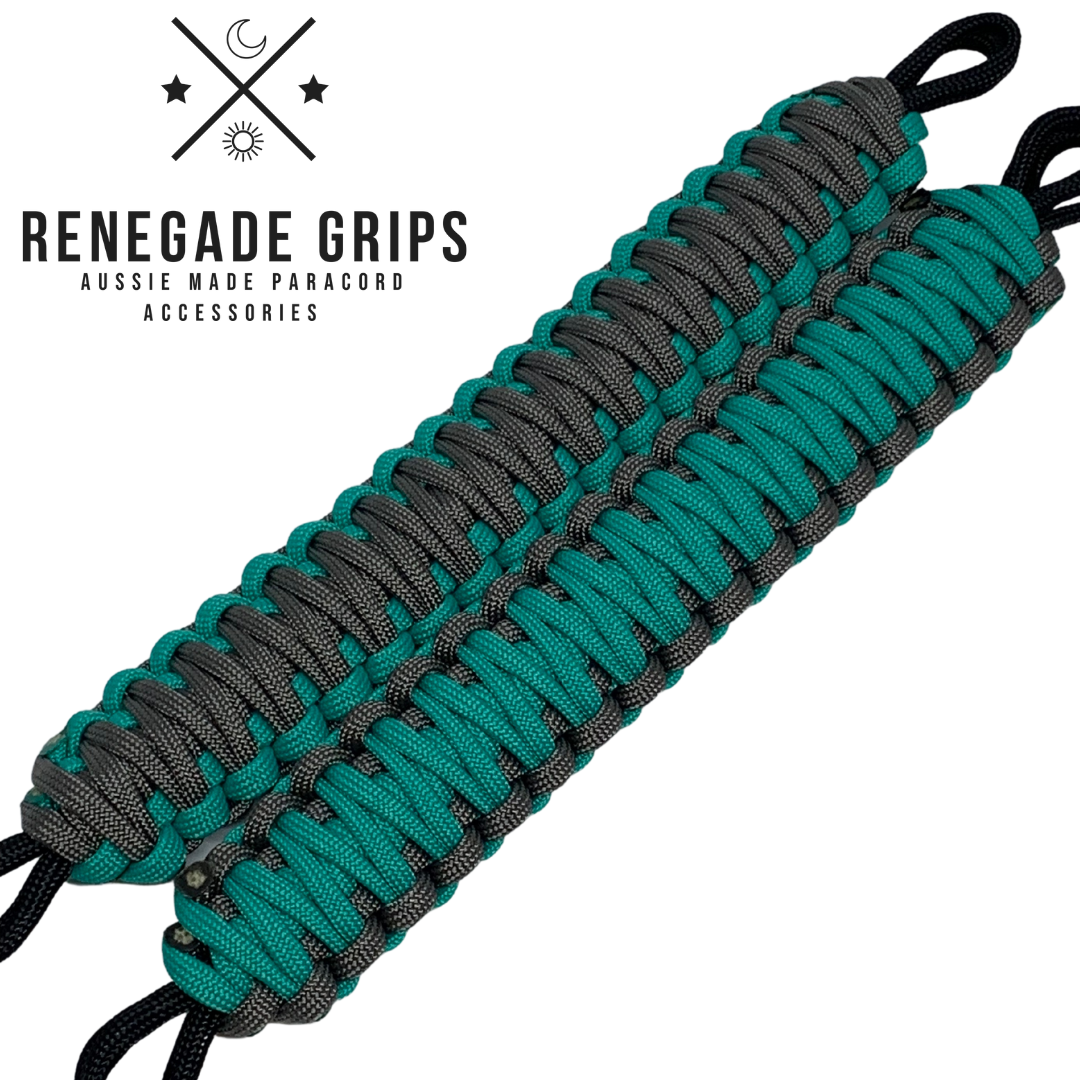 Teal Fame Paracord 4WD Grab Handles