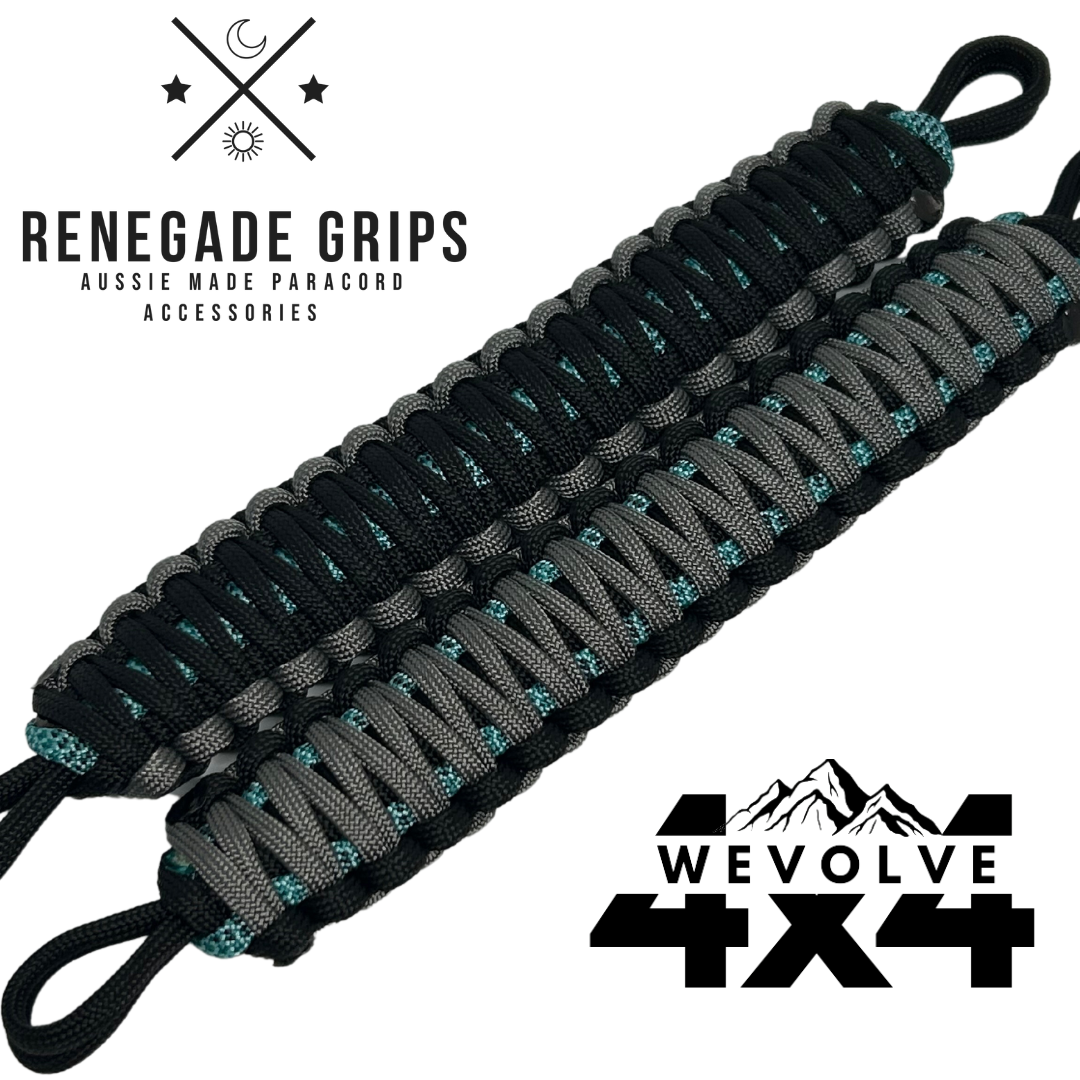 Official WEVOLVE4X4 Paracord 4WD Grab Handles