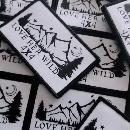Official LOVE HER WILD 4X4 Velcro Patch