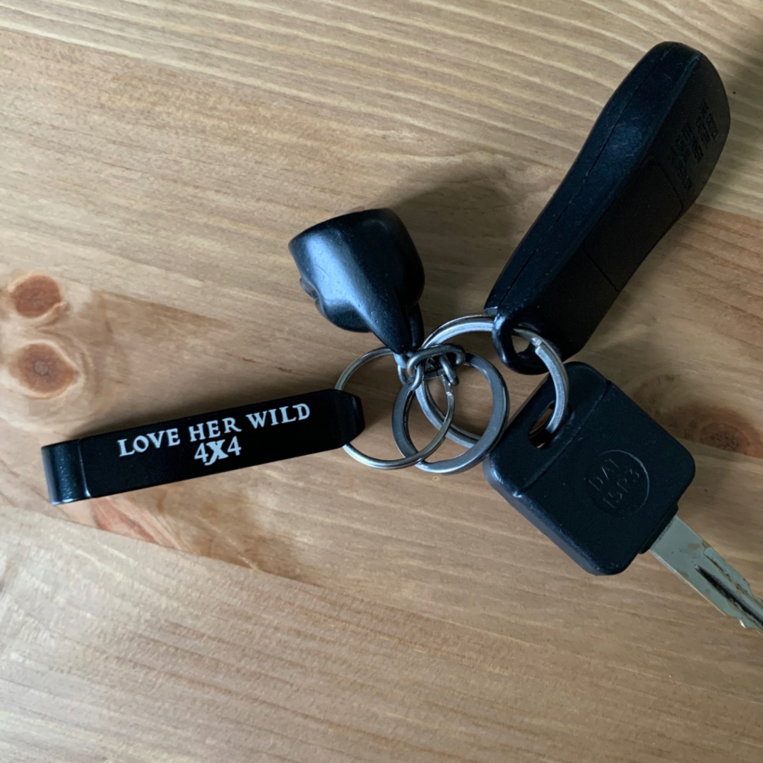 Love Her Wild 4x4 Keyring Bottle Opener